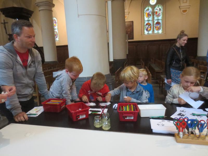 kerkentocht toekomstige eerste communicanten 