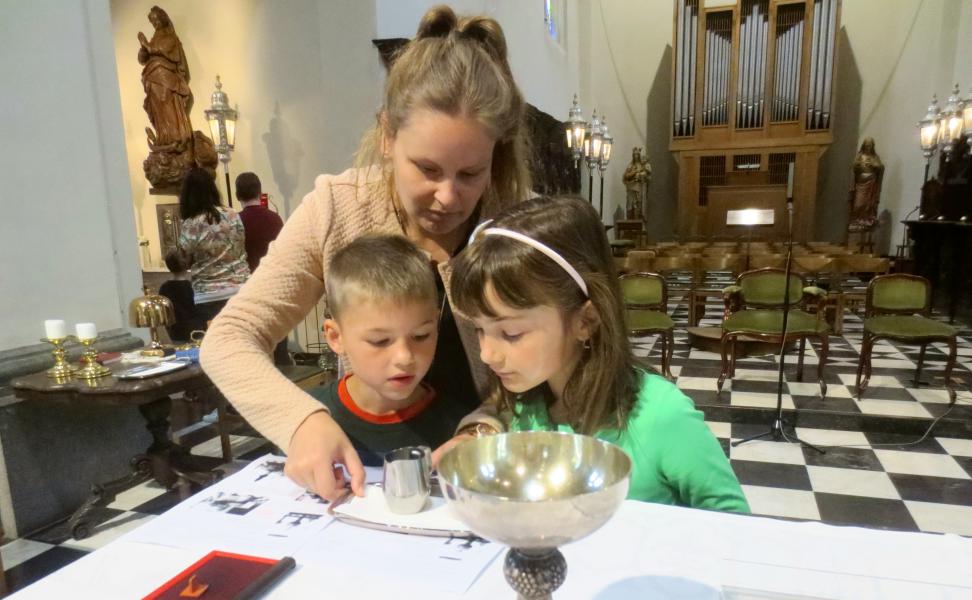 kerkentocht toekomstige eerste communicanten 