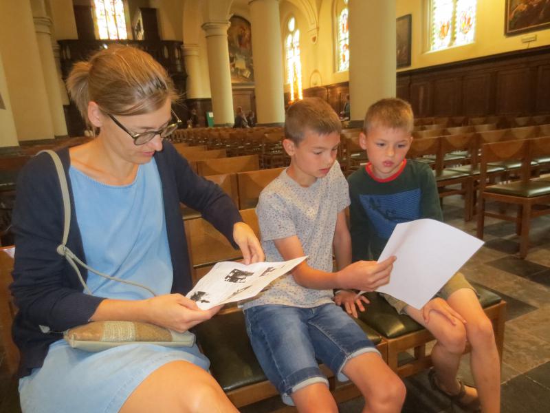 kerkentocht toekomstige eerste communicanten 