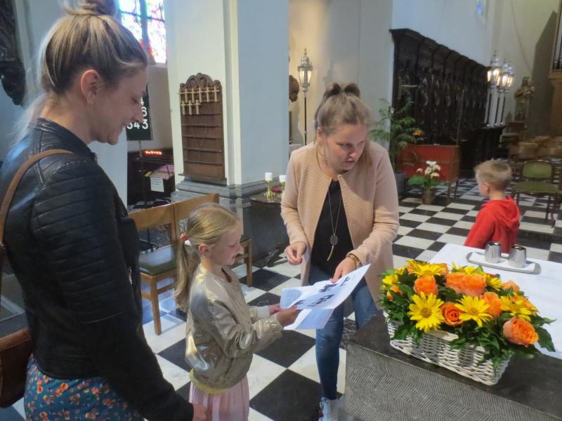 kerkentocht toekomstige eerste communicanten 