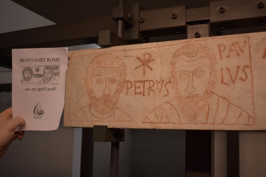Een herkenbare afbeelding in het Vaticaans Museum  © Johannes 23 seminarie