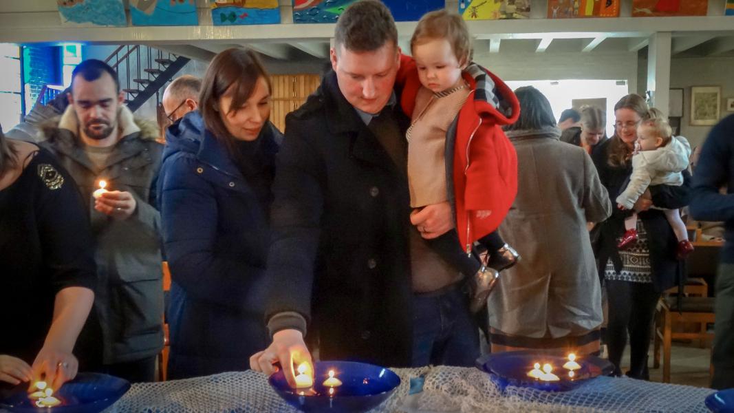 Lichtmis en kinderzegen op Ten Bos (HopParochie) 