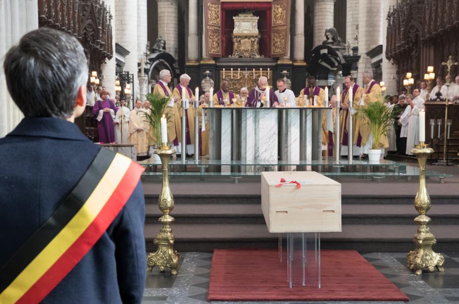Begrafenis kardinaal Danneels - foto Belga DOP  