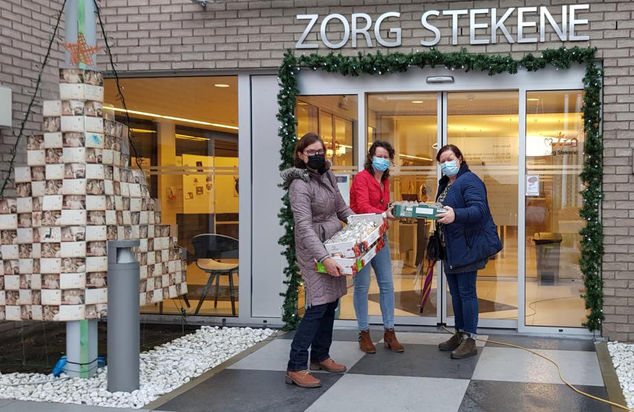 Koekjes voor personeel Zorg Stekene © kerk in Sint-Gillis-Waas en Stekene