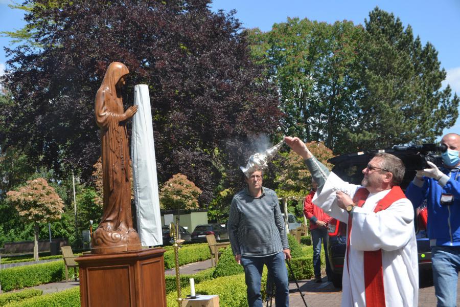 Maria-evocatie in WZC Avondzegen. © Lud Dewaele