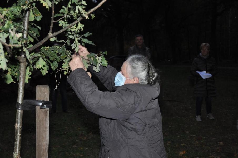 Namens de werkgroep Rouwenden Nabij hangt Rosette de ankers van hoop © Paul Schildermans