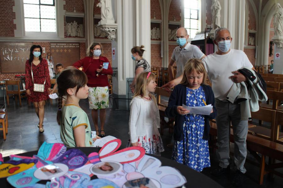 Kerkverkenning van de eerste communicanten © RvH