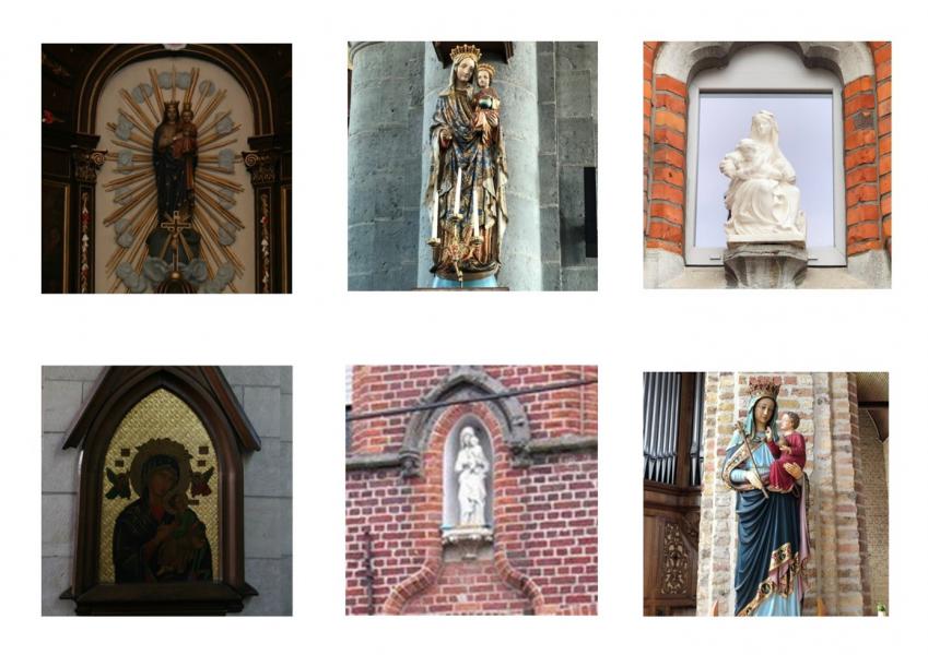 afbeeldingen van O.L.V. in Krekedal Kortemark © Pastorale Eenheid O.L.V. Krekedal Kortemark