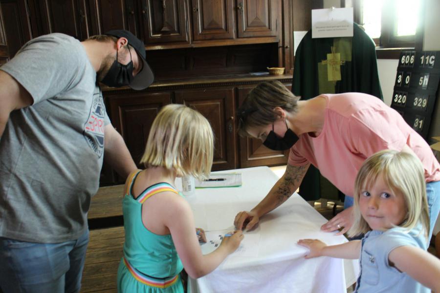 Kerkverkenning van de eerste communicanten © RvH