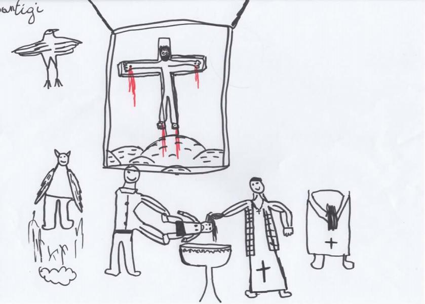 tekening van Santigi 