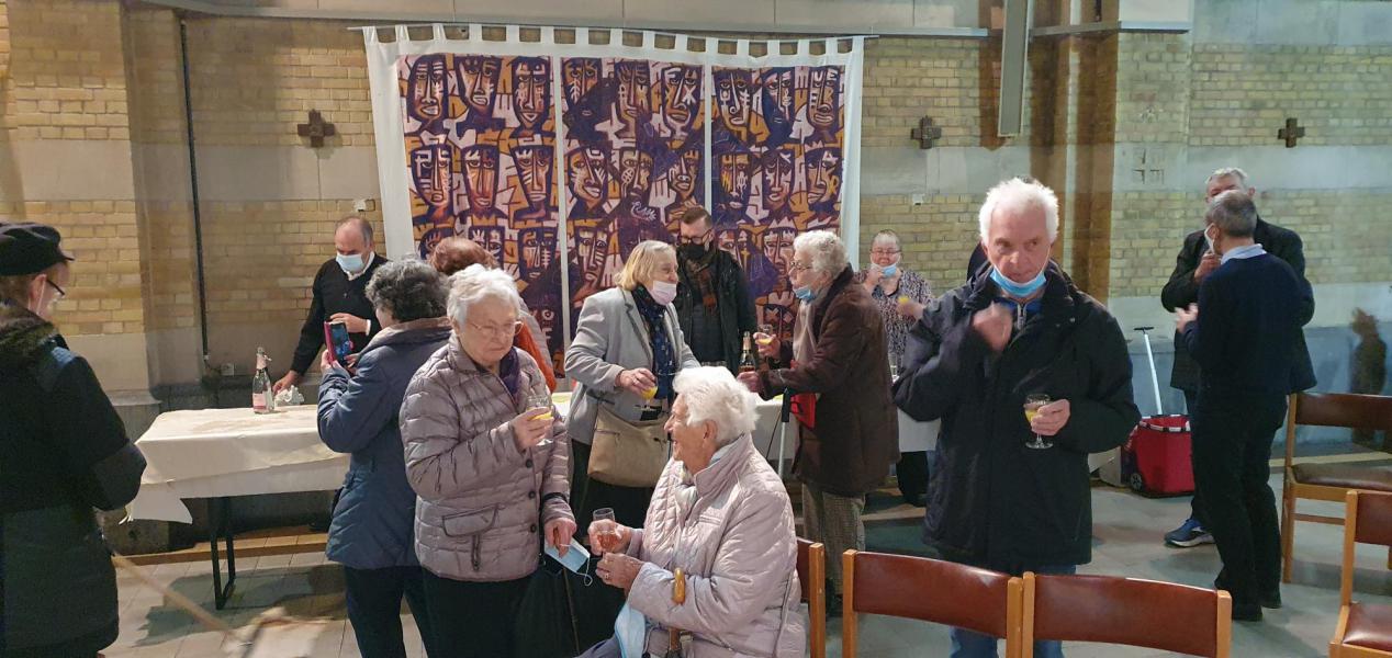  20211114 - receptie - H. Familiekerk - Schaarbeek © Frank Foulon