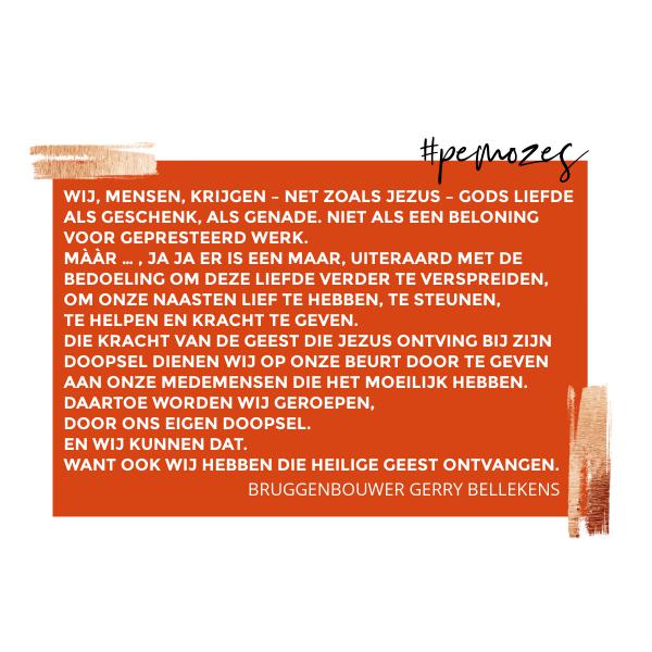 Gedachte op zondag 