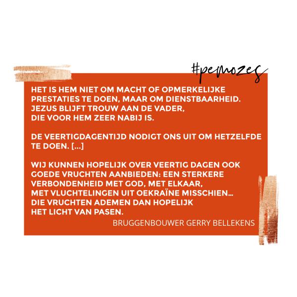 Gedachte op zondag 