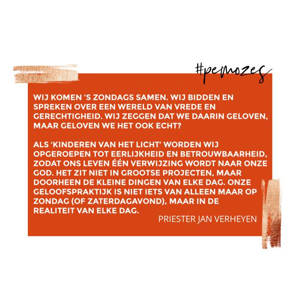 Gedachte op zondag 
