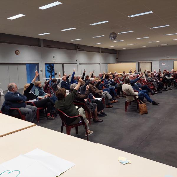 Ontmoetingsavond omarmers in Zaal Ter Beke in Roeselare 