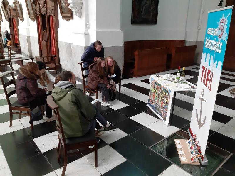 Startactiviteit in de Sint-Salvatorkerk 