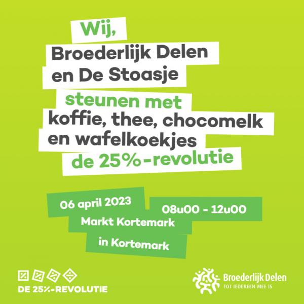 2023 Broederlijk Delen koffiestop donderdagmarkt © Broederlijk Delen Krekedal Kortemark 2022