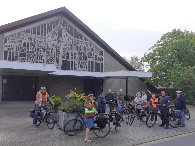 Fietsbedevaart naar de Ginste 2023 © KWB