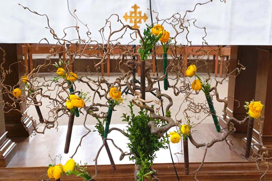 Paaszondag in de Sint-Geertruikerk 2023 © Pastorale zone Leuven aan de Dijle