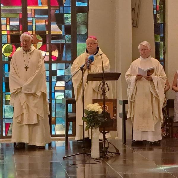 Bisschop van Gent, Mgr. Van Looy, Mgr. Smet,  © Gracy Peelman