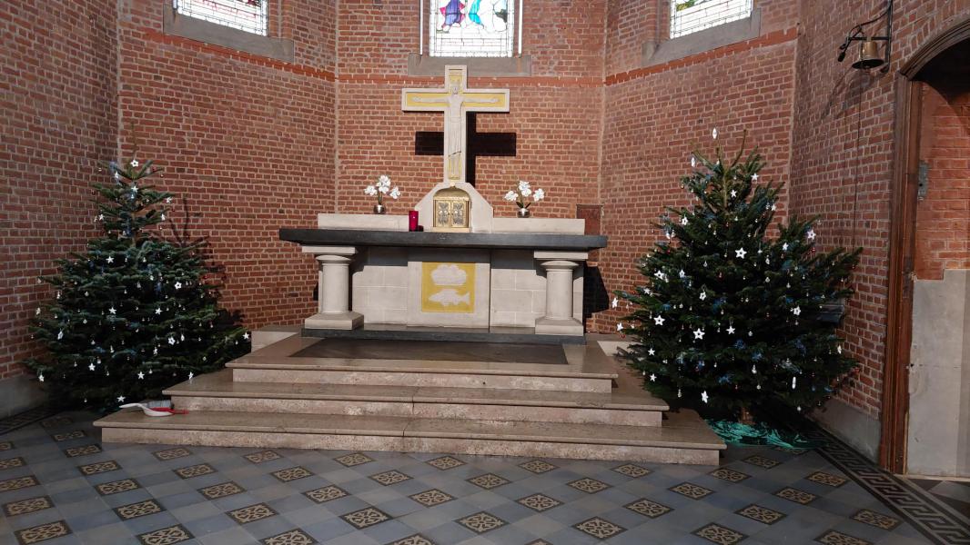 Opbouw kerststal en kerstversiering 7 © Dirk Adams