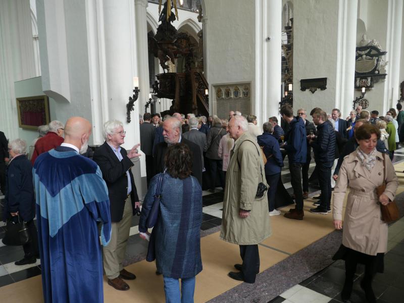 Afsluitend bood de kerkraad een receptie aan © Brugge-Mariastad vzw