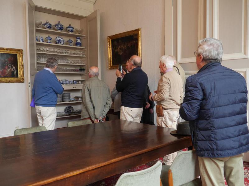 'Huisgids' Marc Van Damme gaf de groep een gesmaakte rondleiding. © Brugge-Mariastad vzw