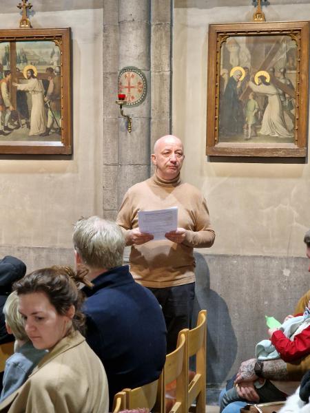 Bij diaken Jean Marie © Thierry Christiaens