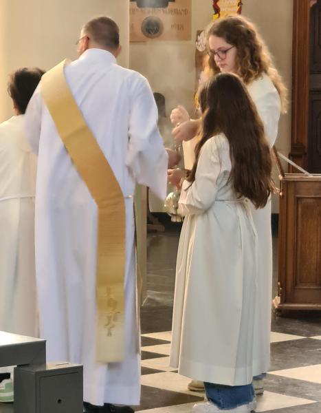 Paasviering in de Sint-Amanduskerk te Wingene 