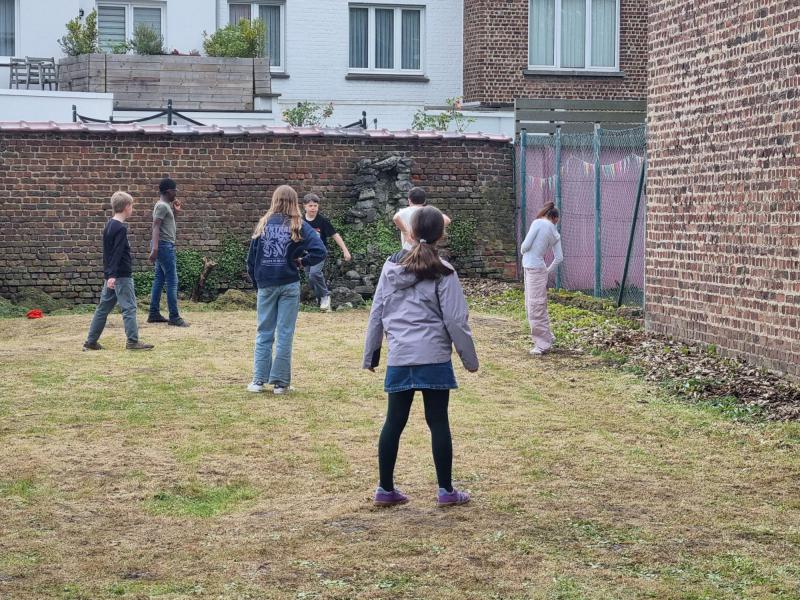 Voetbal als ontspanning, het uitwaaien deed deugd © Benoit Samyn