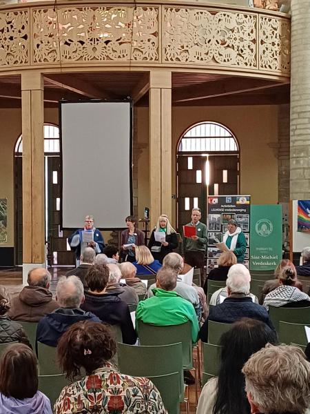 Samenzang met Solidariteitskoor Kontrarie © Pastorale zone Leuven aan de Dijle