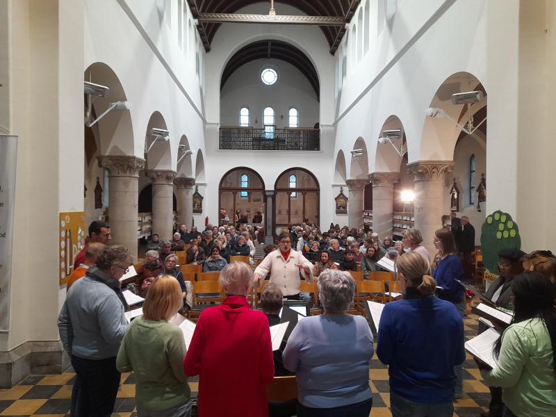Koor in de kerk 