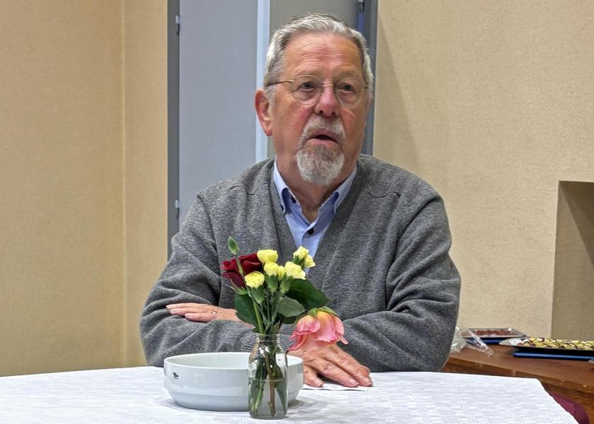 Boudewijn Van Vlaenderen bracht een korte schets van de bijzonderste gebouwen in de buurt ... 