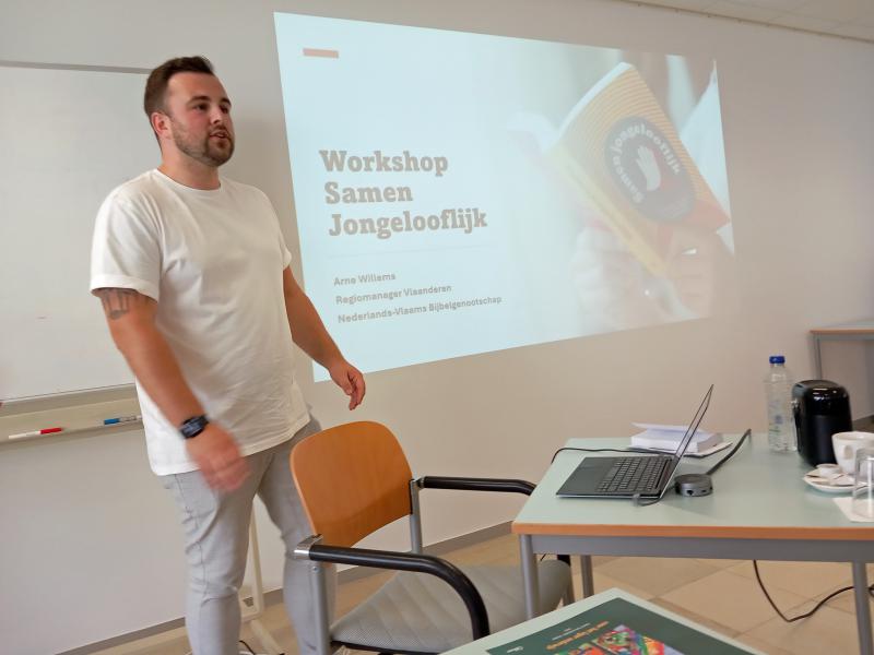 Werkwinkel: 'Samen Jongelooflijk: Het Nieuwe Testament als ontdekkingsgids bij grote vragen' © Piet Raes