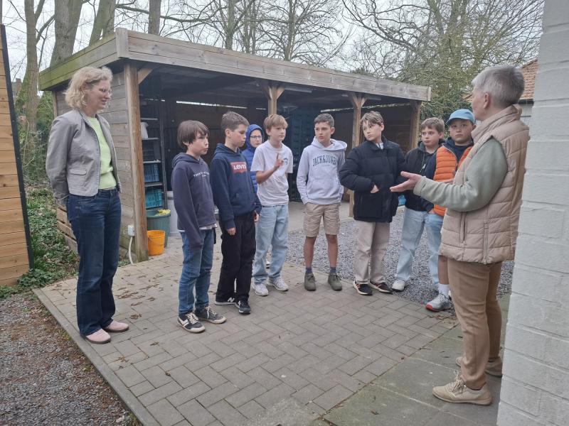 Met de vormelingen van Zwevezele naar De Kapstok in Pittem 