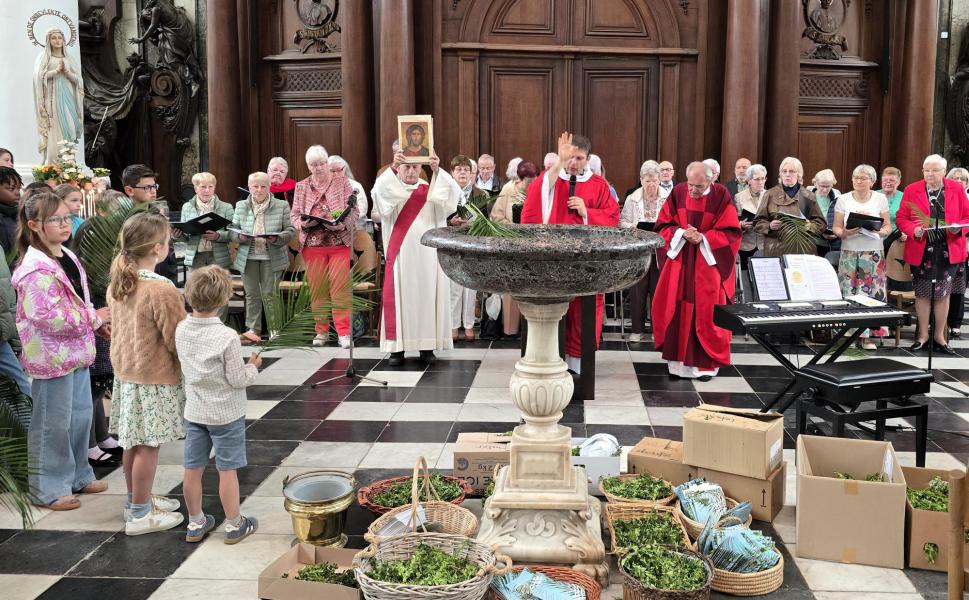 Palmzondag 2025 in de Abdijkerk Ninove © Philippe Meyer