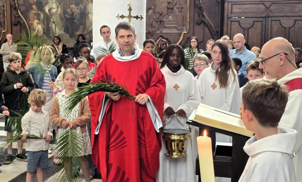 Palmzondag 2025 in de Abdijkerk Ninove © Philippe Meyer