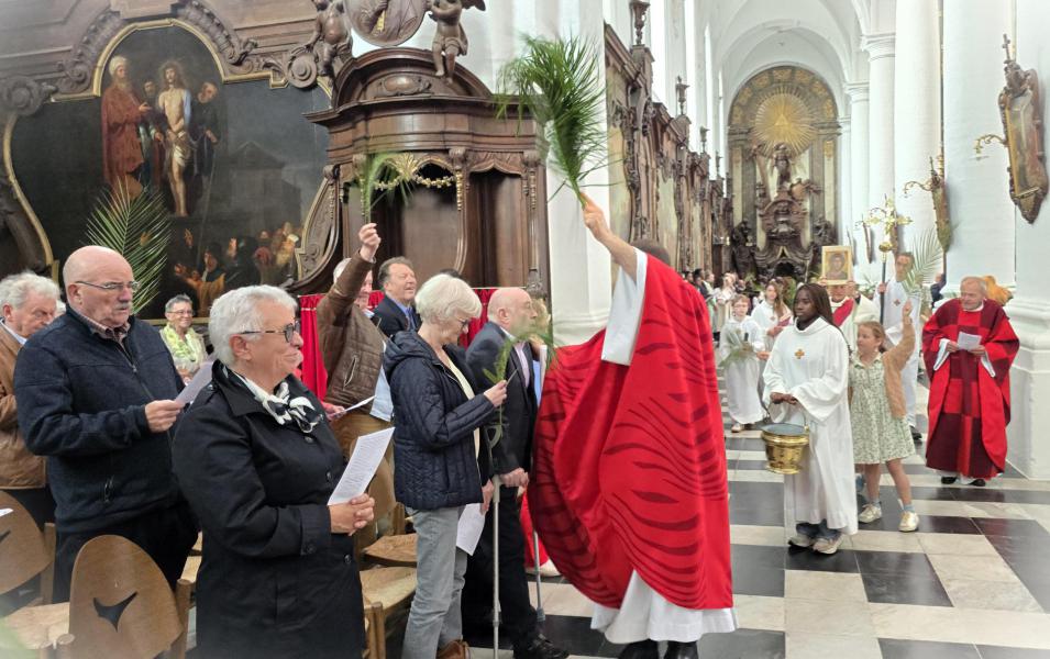 Palmzondag 2025 in de Abdijkerk Ninove © Philippe Meyer