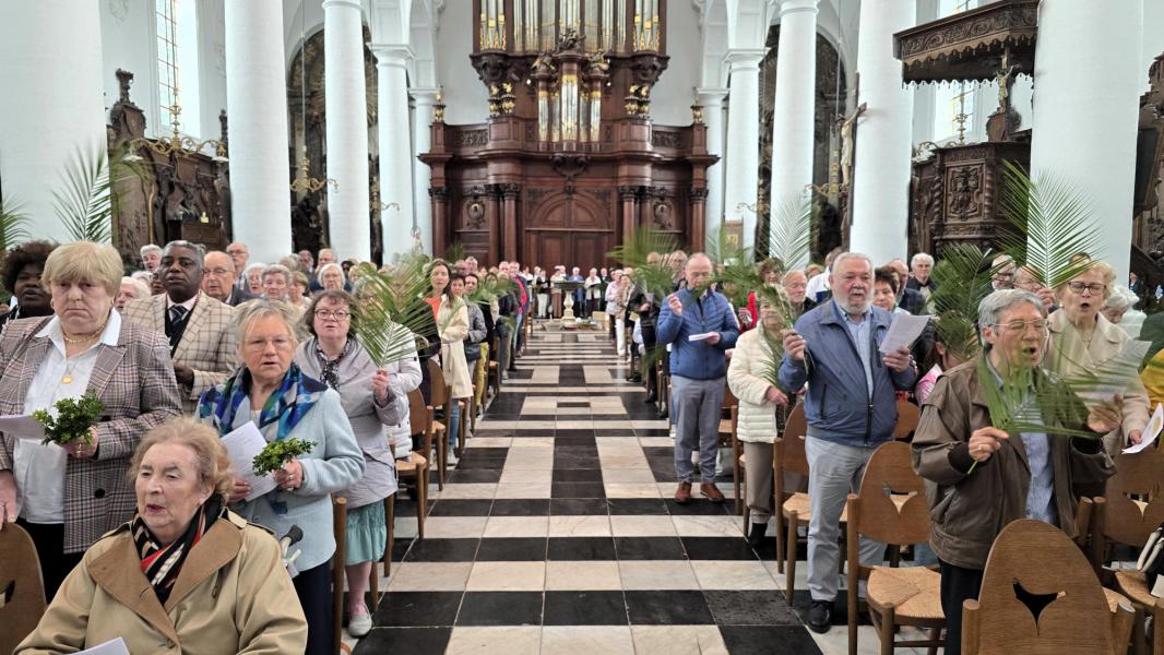 Palmzondag 2025 in de Abdijkerk Ninove © Philippe Meyer