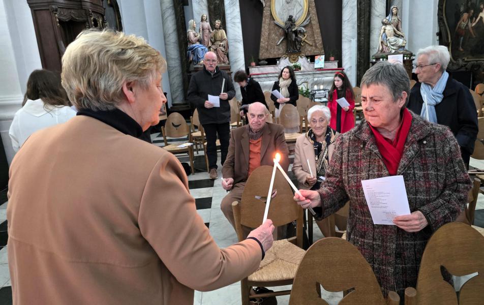 Paaswake 2025 in de Abdijkerk Ninove © Philippe Meyer