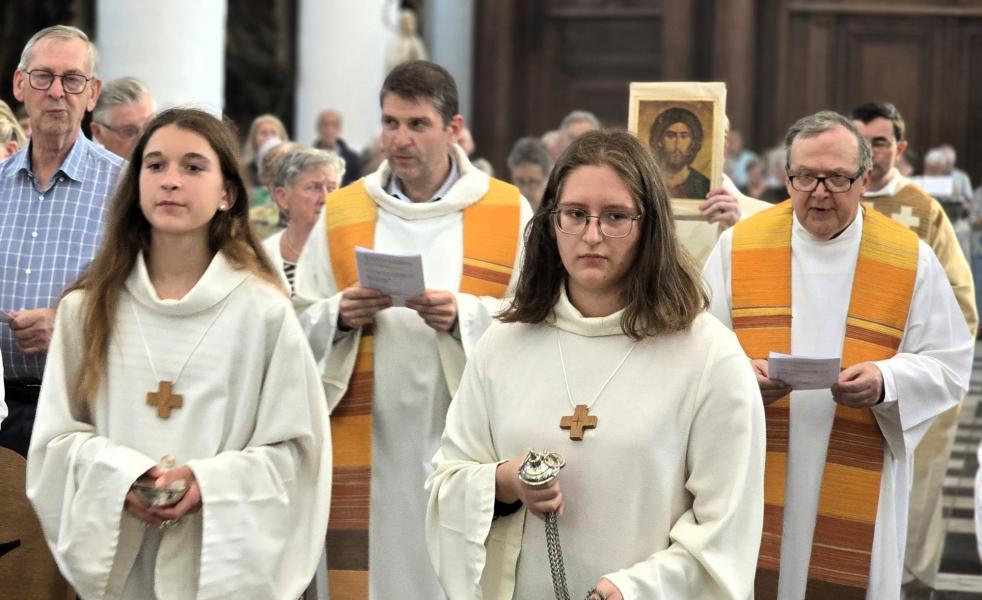Slotviering pastoraal werkjaar 2025 in de Sint-Corneliusparochie Ninove © Philippe Meyer