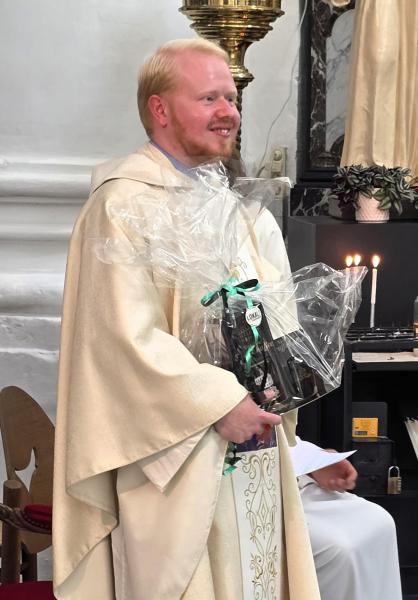 Dankviering priester Hylco Meirlaen - Abdijkerk Ninove - 15 augustus 2025 © Philippe Meyer