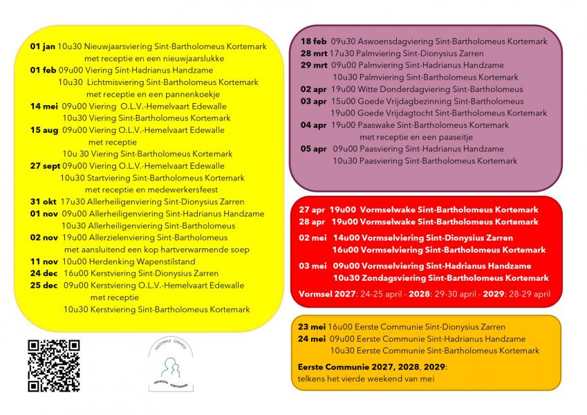 Flyer PE Krekedal Kortemark blz3 © Pastorale Eenheid O.L.V. Krekedal Kortemark