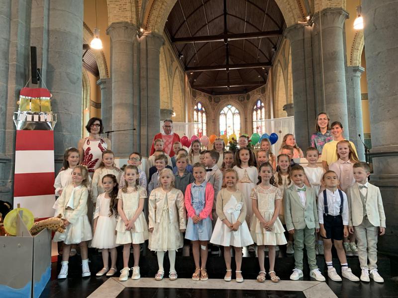 2026 eerste communicanten Edewalle en Handzame © VBS De Tweesprong