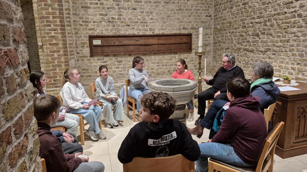 2026/01/17 Startviering en naamopgave kandidaten Vormsel © ©PE O.L.V.Krekedal Kortemark