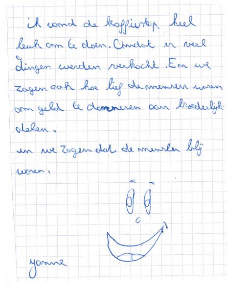 Verslag vormeling Janne © Els Verfaillie