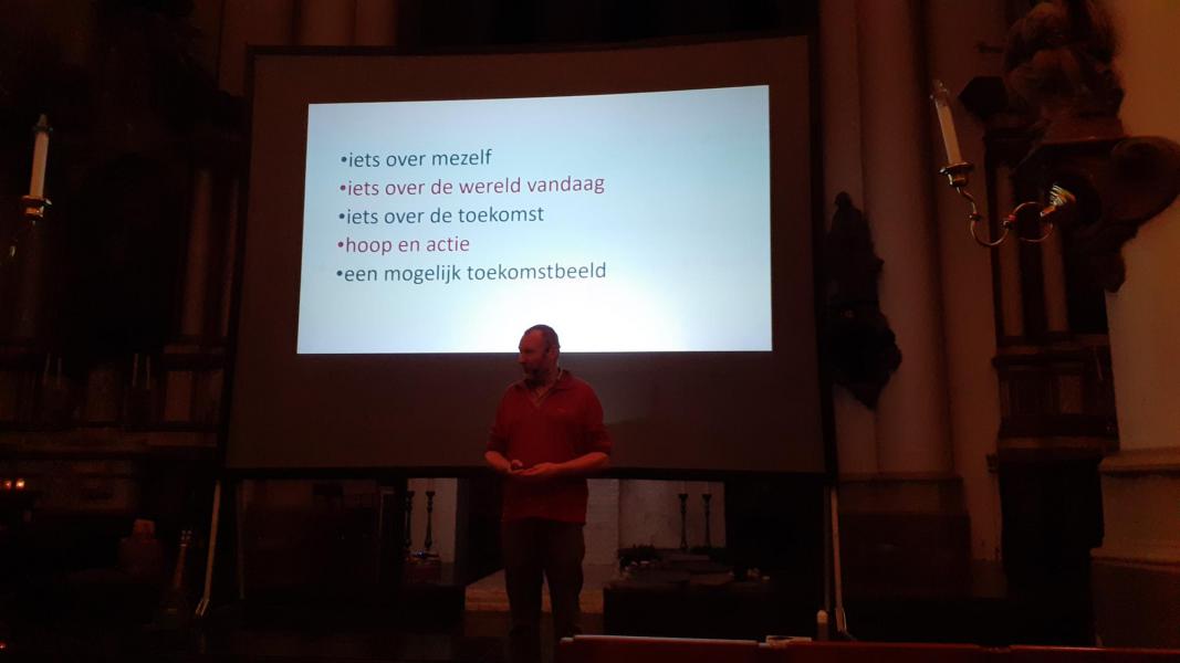 Steven Vromman te gast in Mol op 11 maart 2026 © rb