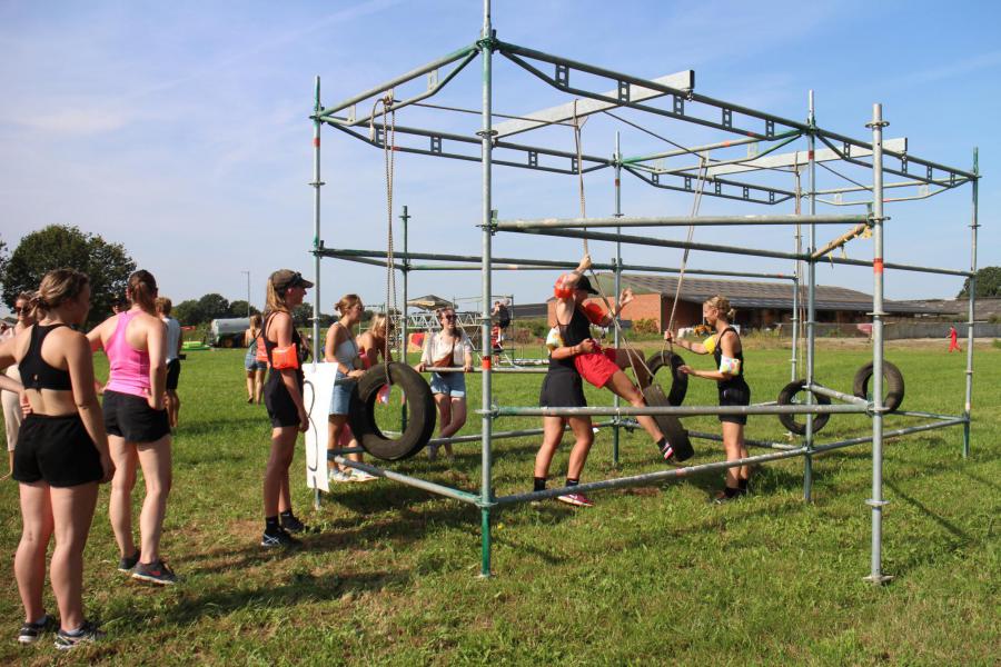 De hindernissen tijdens de titanrun waren niet van de poes © RvH