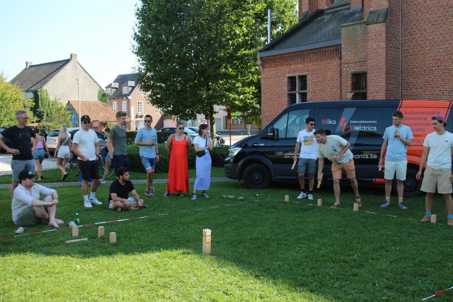 En dat het spannend was bij het kubben... © RvH