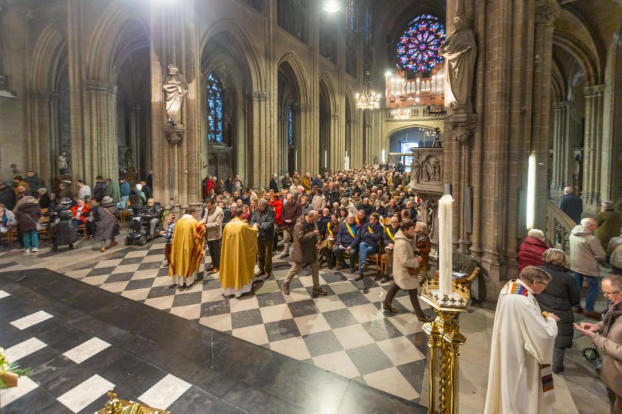 Aanstellingsviering Deken Bart 14 januari 2024 © Mario Declerck